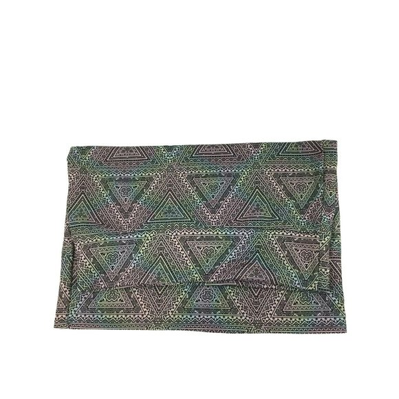 LuLaRoe Cassie Pencil Skirt 3XL Gray Colorful Print High Waisted Mom Tapered - Picture 10 of 10